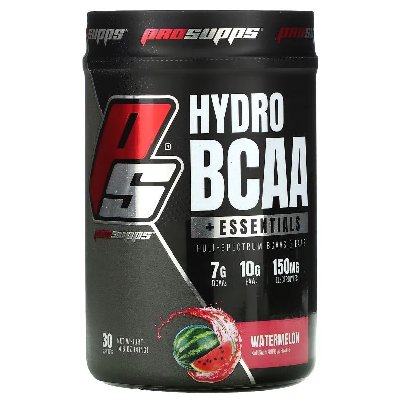 ProSupps, Hydro BCAA +Essentials, Watermelon, 14.6 oz (414 g)