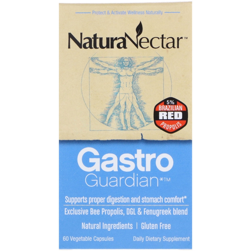 NaturaNectar Gastro Guardian 60 Вегетарианских Капсул