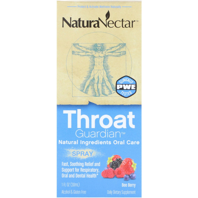 NaturaNectar Throat Guardian Spray Bee Berry 1 fl oz (30 ml)