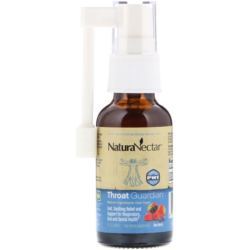 NaturaNectar Throat Guardian Spray Bee Berry 1 fl oz (30 ml)
