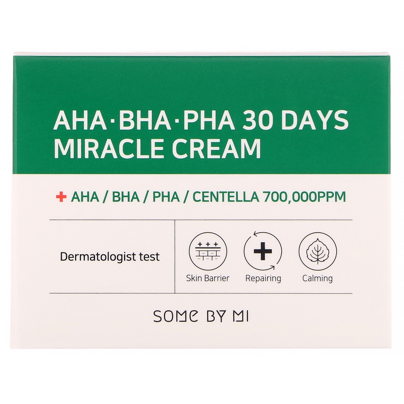 Some By Mi, AHA. BHA. PHA 30 Days Miracle Cream, 60 g