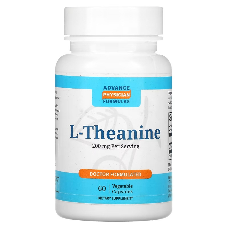 Advance Physician Formulas, Inc., L-теанин, 200 мг, 60 капсул